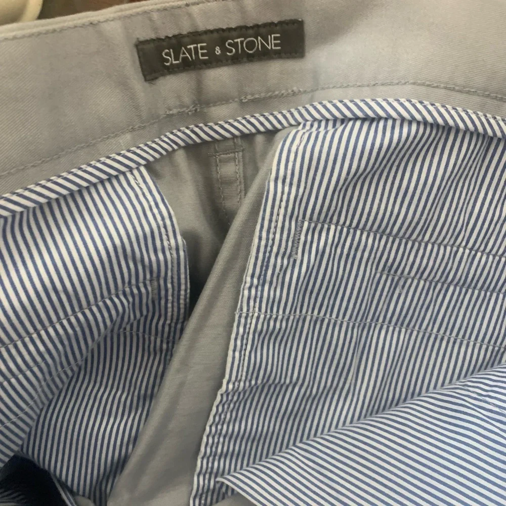 Slate and Stone Men's Light Gray Dress Pants: Eligible $3/25 Bundle!